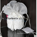 Moda Chic White Mini Bolsas de Casamento Mini Bolsas de Noiva